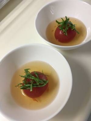 トマトのだしびたし