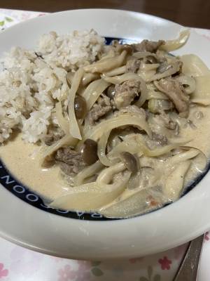 簡単ビーフストロガノフ