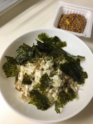 豆腐の冷やあつ丼