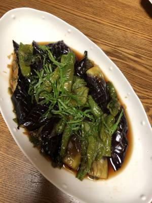 なすとピーマンの南蛮づけ