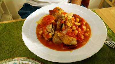 チキンソテー ささっとトマトソース煮