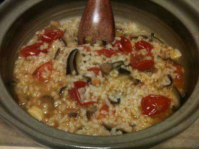 ミニトマトのパスタ