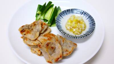 豚肉のねぎ塩だれ