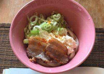 トロトロ豆腐ソースうどん