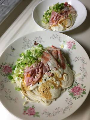 トロトロ豆腐ソースうどん