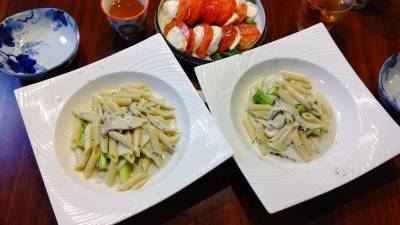 ゴルゴンゾーラのペンネ