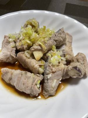 豚肉となすの重ね蒸し