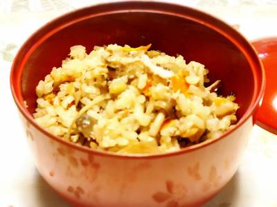 さんまの炊き込みご飯