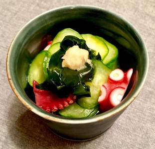 たこときゅうりの酢の物