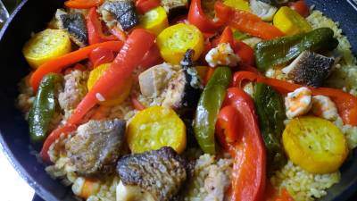 フライパンパエリア