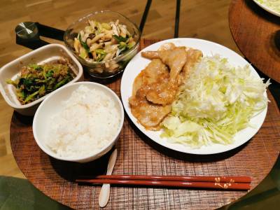 豚のしょうが焼き