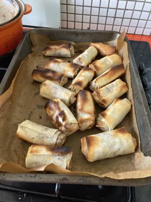 焼き春巻 エスニック風