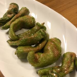 オクラのピリ辛マヨネーズ焼き