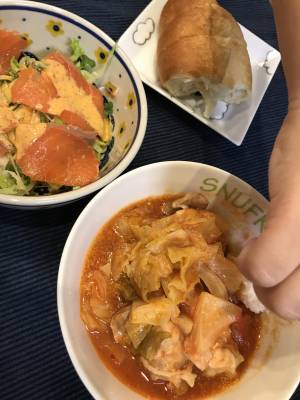 トマトとチキンの煮込み