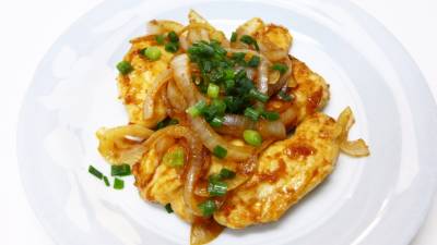 ささ身のしょうが焼き