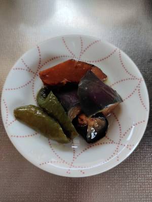 夏野菜の揚げびたし