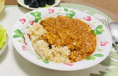 たっぷりキャベツのカレー