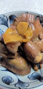 鶏レバーの甘辛煮