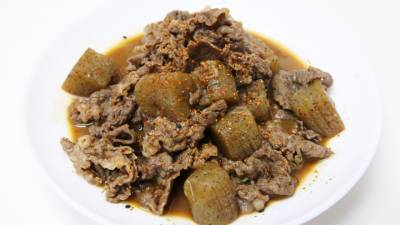 牛肉とこんにゃくのあっさり煮