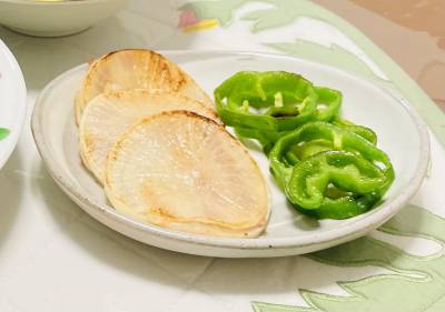 大根のベーコンサンド