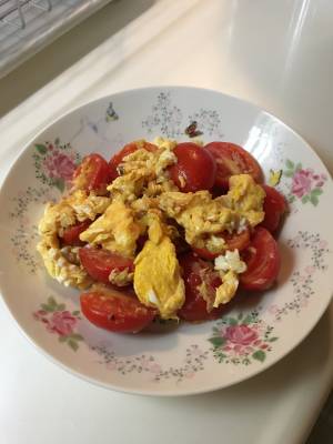 トマトと卵の炒め物