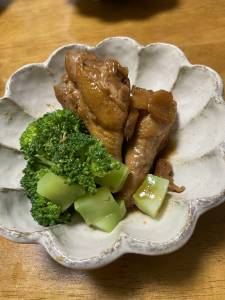 手羽元の黒酢煮