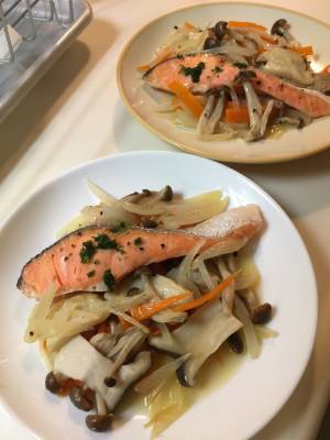 さけと野菜のブレゼ