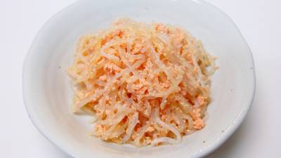 しらたきの明太子炒め