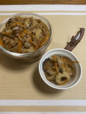 切り干し大根のうす味煮