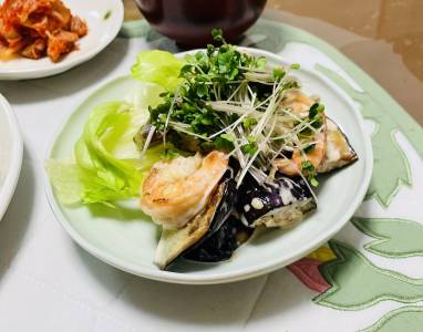 なすのえびマヨ