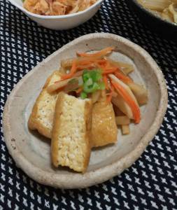 焼き豆腐の甘酢南蛮