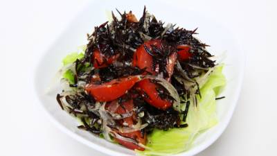 ひじきのさっぱりごまドレサラダ