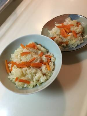 にんじんのバターライス