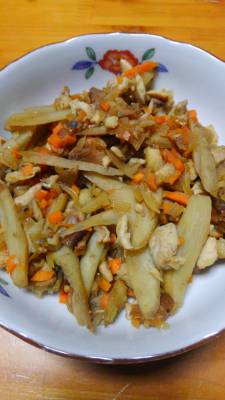 さばそぼろ たっぷりごぼう入り