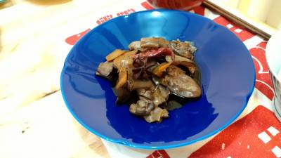 鶏レバーの八角煮