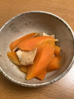 油揚げとにんじんの甘辛煮