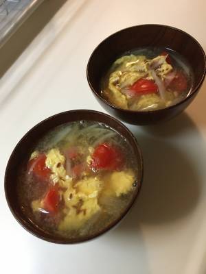 トマトのかき玉スープ