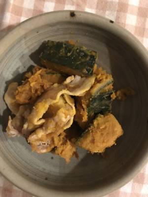 豚バラとかぼちゃの煮物