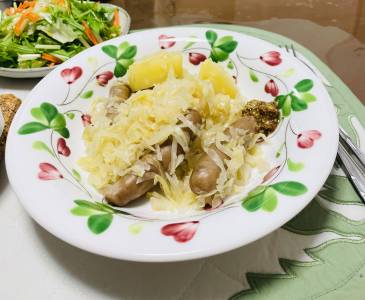 春キャベツのシュークルート