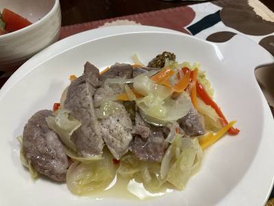 豚肉と野菜のブレゼ