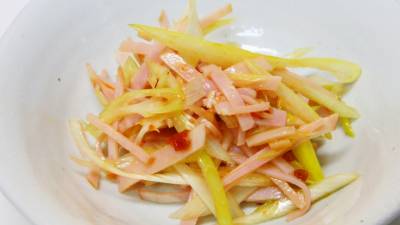 ハムとねぎのナムル