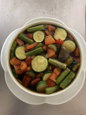 夏野菜の揚げびたし