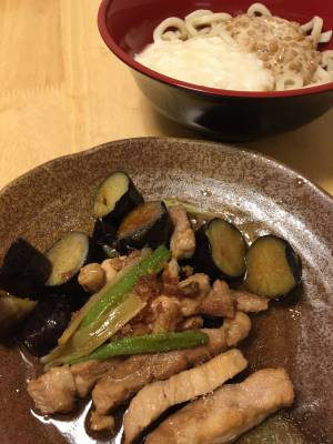 チャーシューなす