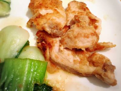 鶏むね肉のしょうが焼き