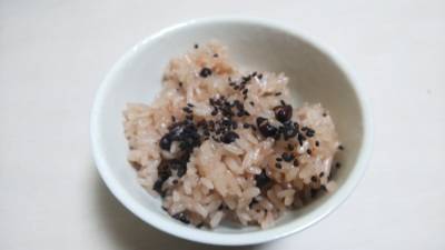 赤飯(圧力なべでつくる)