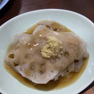 れんこんと豚バラの重ね蒸し