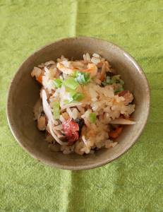 さんまの炊き込みご飯