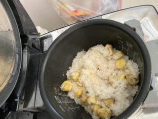 ふんわり栗おこわ