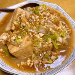 豆腐のオイスターソース煮