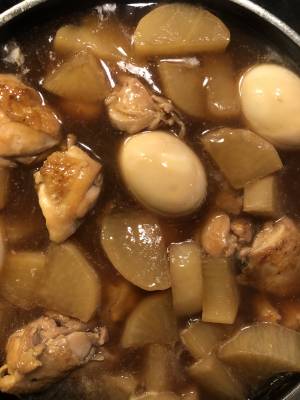 鶏もも肉の角煮風